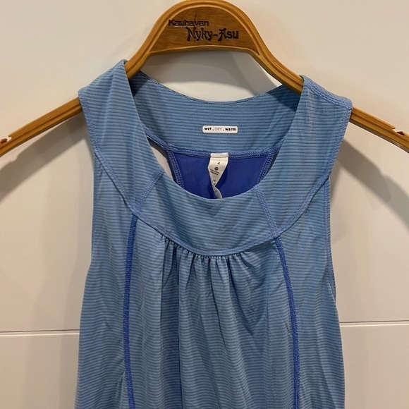 Lululemon  athletic tank top blue size 4 - Picture 3 of 10